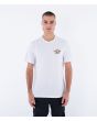 Hombre con Camiseta de manga corta Hurley Everyday Stokin Blanca frontal