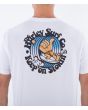 Hombre con Camiseta de manga corta Hurley Everyday Stokin Blanca gráfico espalda