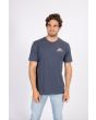 Camiseta de manga corta Hurley Everyday Washed Dark Tropics azul marino para hombre
