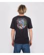 Hombre con Camiseta de manga corta Hurley Everyday Washed Trippy Fish negra posterior