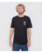 Hombre con Camiseta de manga corta Hurley Everyday Washed Trippy Fish negra
