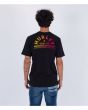 Hombre con Camiseta de manga corta Hurley Everyday Half Moon Negra posterior