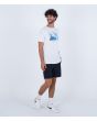 Hombre con Camiseta de manga corta Hurley Everyday Kai Lenny Blanca corte