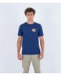 Hombre con camiseta de manga corta Hurley Everyday So Gnar azul marino