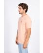 Hombre con camiseta de manga corta Hurley Everyday Washed Diamond Lock rosa lateral
