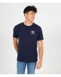 Hombre con camiseta Hurley Everyday Washed Bengal azul marino frontal 2