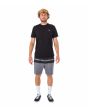 Hombre con camiseta de manga corta Hurley H2O Dri Icon Negra corte clásico