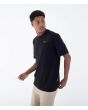 Hombre con camiseta de manga corta Hurley Kai Tiki Negra lateral