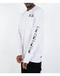 Hombre con Camiseta oversize de manga larga Hurley Toledo 77 Blanca izquierda