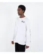 Hombre con Camiseta oversize de manga larga Hurley Toledo 77 Blanca lateral