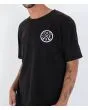 Hombre con Camiseta de manga corta Hurley Sider BP Negra serigrafía delantera