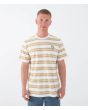 Hombre con Camiseta de manga corta Hurley Naturals Stripe Barely Bone