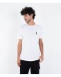 Hombre con Camiseta de manga corta Hurley Nazare Sqns Blanca frontal