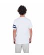 Hombre con camiseta de manga corta Hurley Oceancare Block party Blanca posterior