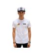 Hombre con camiseta de manga corta Hurley Surf Club blanca
