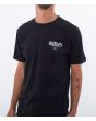 Hombre con camiseta de manga corta Hurley Wave Tour Negra serigrafía delantera
