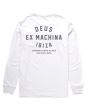 Camiseta de manga larga Deus Ex Machina Ibiza Address blanca para hombre