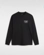 Camiseta de manga larga Vans Full Patch Back Negro-Blanco para hombre