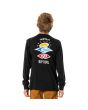 Niño con Camiseta de manga larga Rip Curl Search Icon Boy Negra posterior