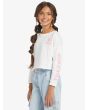 Niña con Camiseta de manga larga Roxy All You Never Say Blanca izquierda