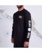 Hombre con camiseta de manga larga Salty Crew Toro Premium negra lateral