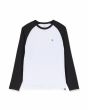 Camiseta de manga larga raglán Volcom Pen Negra para hombre