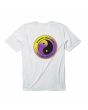 Camiseta de manga corta Mission Ying Yang en color blanco para niña