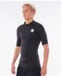 Hombre con chaleco de manga corta de neopreno Rip Curl Thermopro lateral
