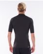 Hombre con chaleco de manga corta de neopreno Rip Curl Thermopro posterior