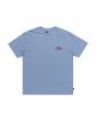 Camiseta oversize de manga corta Quiksilver Takes Us Back Logo Azul para hombre