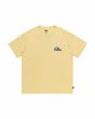 Camiseta orgánica de manga corta Quiksilver Take Us Back Logo Amarilla para hombre