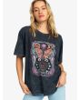 Mujer con Camiseta oversize de manga corta Roxy Girl Need Love C Antracita