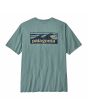 Camiseta Patagonia Boardshort Logo Pocket Responsibili-tee Blue Sage para hombre