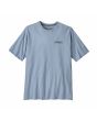 Camiseta de manga corta Patagonia Men's How To Heal Responsibili-Tee azul vapor para hombre frontal
