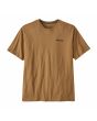 Camiseta Orgánica de manga corta Patagonia Men's P-6 Mission Organic marrón para hombre frontal