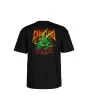 Camiseta de manga corta Powell Peralta Steve Caballero Street Dragon Negra para hombre posterior