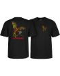 Camiseta de manga corta Powell Peralta Dragons Logo negra para hombre