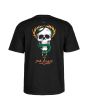 Camiseta de manga corta Powell Peralta Mike McGill Skull and Snake color negro para hombre posterior