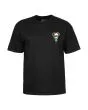 Camiseta de manga corta Powell Peralta Mike McGill Skull and Snake color negro para hombre frontal