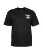 Camiseta de manga corta Powell Peralta Ripper en negra para hombre frontal