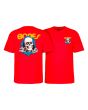 Camiseta de manga corta Powell Peralta Ripper en color rojo para hombre