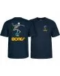 Camiseta de manga corta Powell Peralta Skateboard Skeleton 2 azul marino para hombre