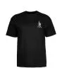 Camiseta de manga corta Powell Peralta Skull and Sword Negra para hombre frontal