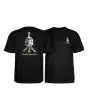 Camiseta de manga corta Powell Peralta Skull and Sword Negra para hombre
