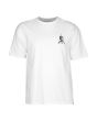 Camiseta de manga corta Powell Peralta Skull and Sword blanca para hombre frontal