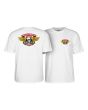 Camiseta de manga corta Powell Peralta Winged Ripper Blanca para hombre