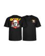 Camiseta de manga corta Powell Peralta Youth Ripper Negra para niño