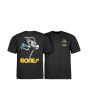 Camiseta de manga corta Powell Peralta Youth Skateboard Skeleton Negra para niño