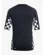 Camiseta de protección solar UPF 50 de manga corta Quiksilver Arch This Negra para hombre posterior
