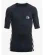 Camiseta de protección solar UPF 50 de manga corta Quiksilver Arch This Negra para hombre
